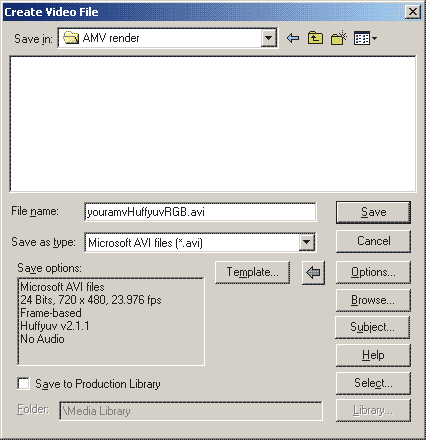 Export Dialog