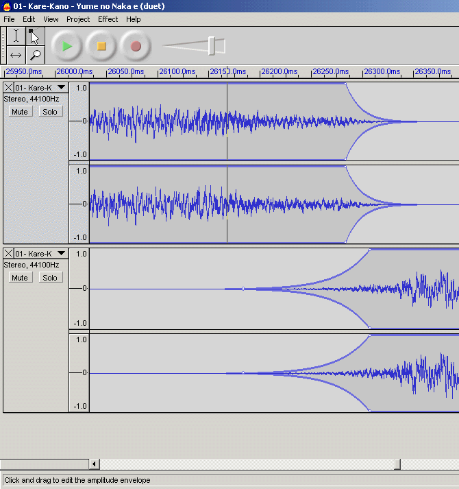 Audacity - Making the transition seamless